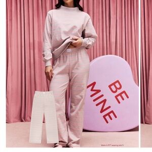 PARKE striped cotton boxer pants (Valentine’s drop) in darling stripe